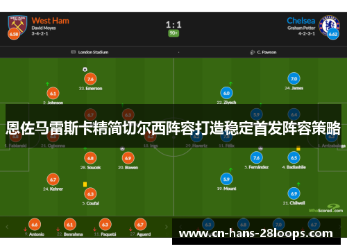 恩佐马雷斯卡精简切尔西阵容打造稳定首发阵容策略